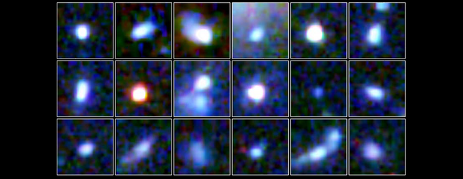 telescopio spaziale hubble 1996 galassie antiche universo