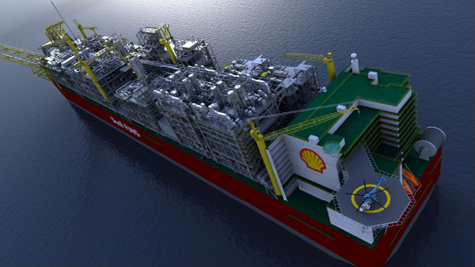 Un gigante del mare per estrarre gas naturale