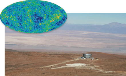 età universo radiazione cosmica atacama