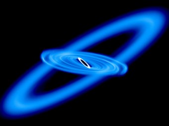 Il doppio pasto del buco nero