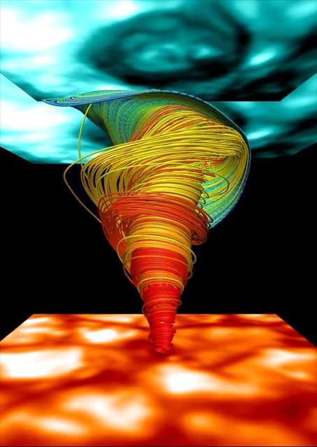Quei mega vortici di gas che riscaldano la corona solare