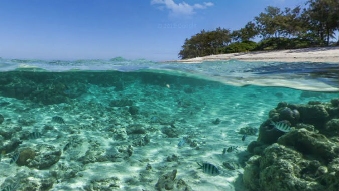 Sott’acqua, con Google Street View