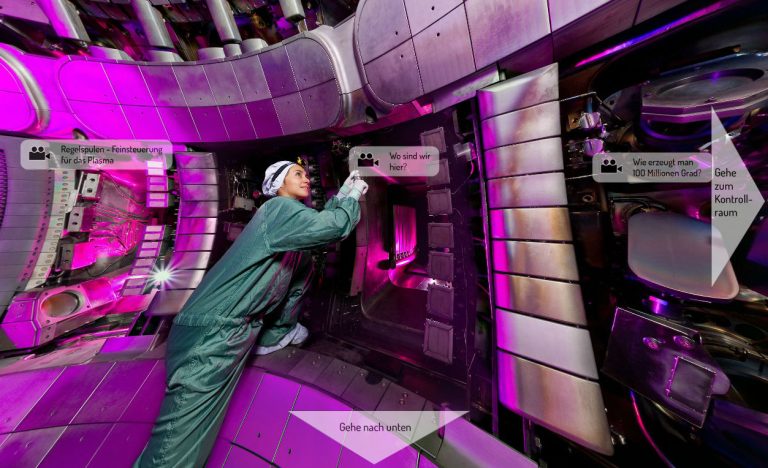 Dentro un reattore per la fusione nucleare