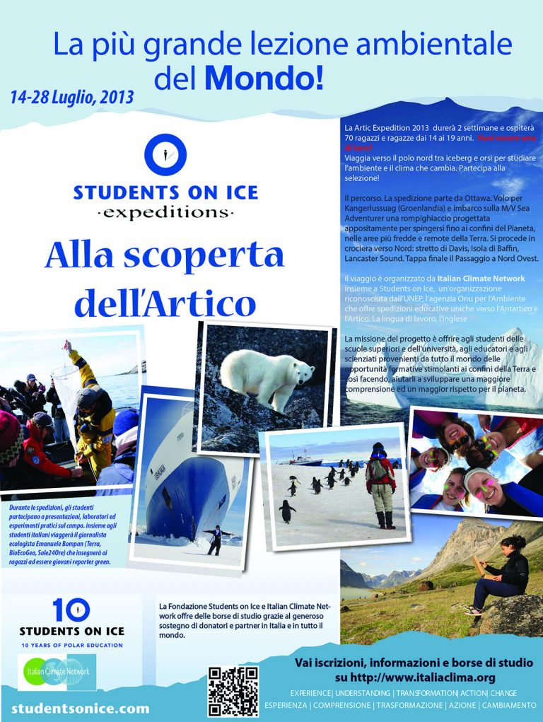 Students on Ice, in crociera al Polo Nord