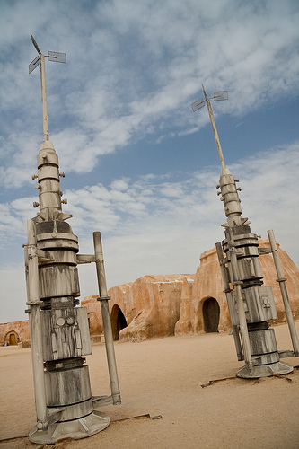 Star Wars scompare sotto le dune