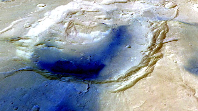 Eden Patera, supervulcani su Marte