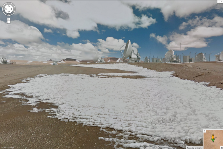 Street View tra i telescopi del deserto