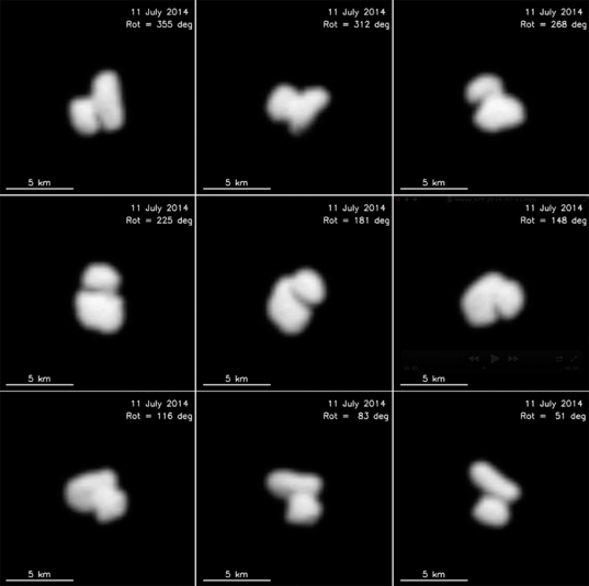 La cometa inseguita da Rosetta è doppia?