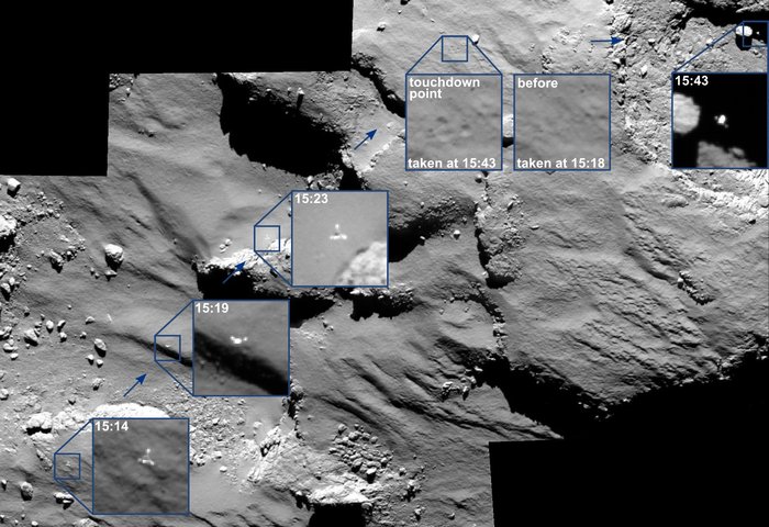 Molecole organiche sulla cometa di Rosetta