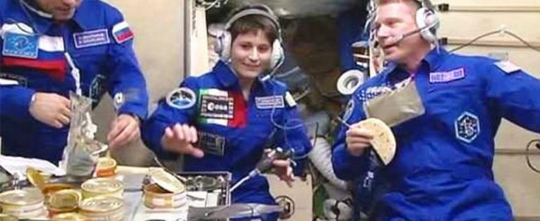 A lezione di alimentazione dalla Cristoforetti