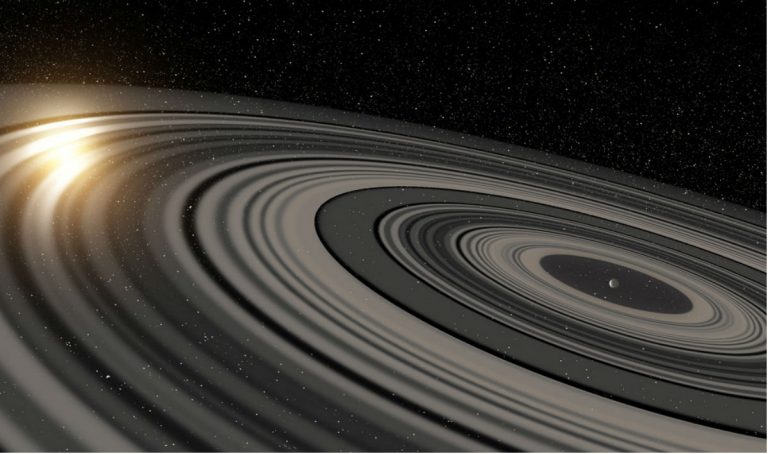 Un super Saturno: l’esopianeta con gli anelli da record