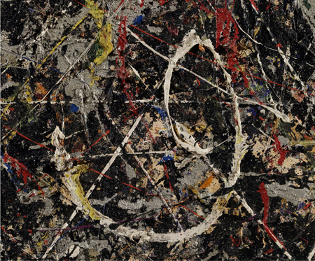 Viaggio nella materia dell'action painting