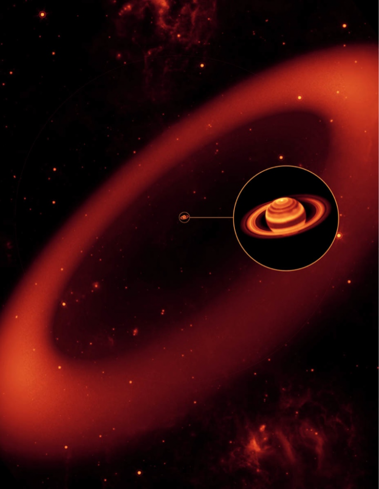 Il nuovo anello gigante di Saturno