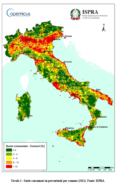 suolo consumato