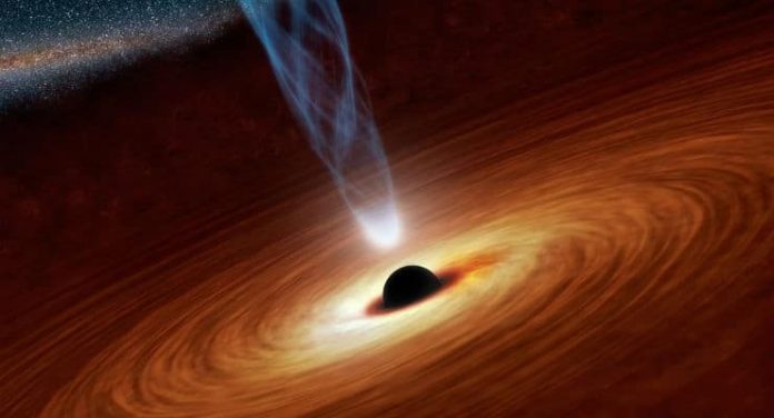 nascita di un buco nero foto buco nero