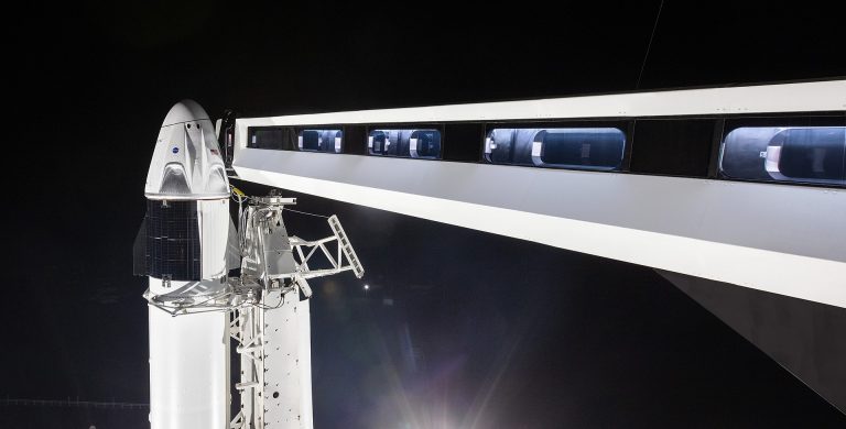 lancio SpaceX diretta crew dragon iss