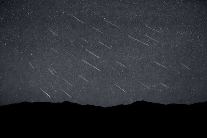 pioggia di meteore in Nevada